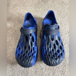 MERRELL HYDRO MOC Navy Marine & Black MEN US 11 Slides SANDALS